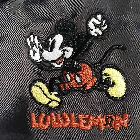 Lululemon - Disney Mickey Mouse - Belt Bag Embroidered Crossbody - BLACK - NWT - Picture 2 of 5